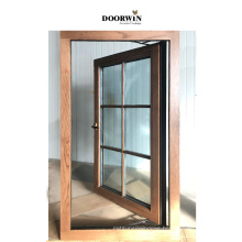 15 Days Lead time California Heat Insulation Soundproof Out swing Casement aluminum alloy wood Windows